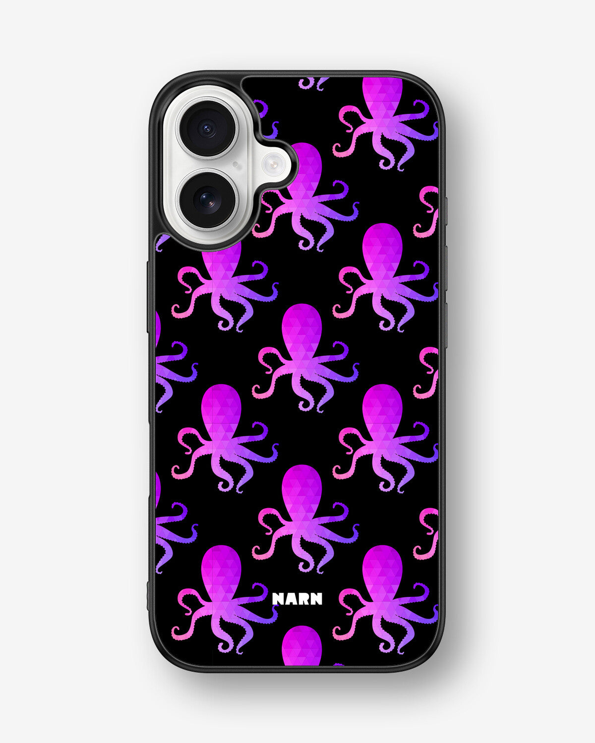 iPhone 16 Hard Case – Octopus Pattern - View 1