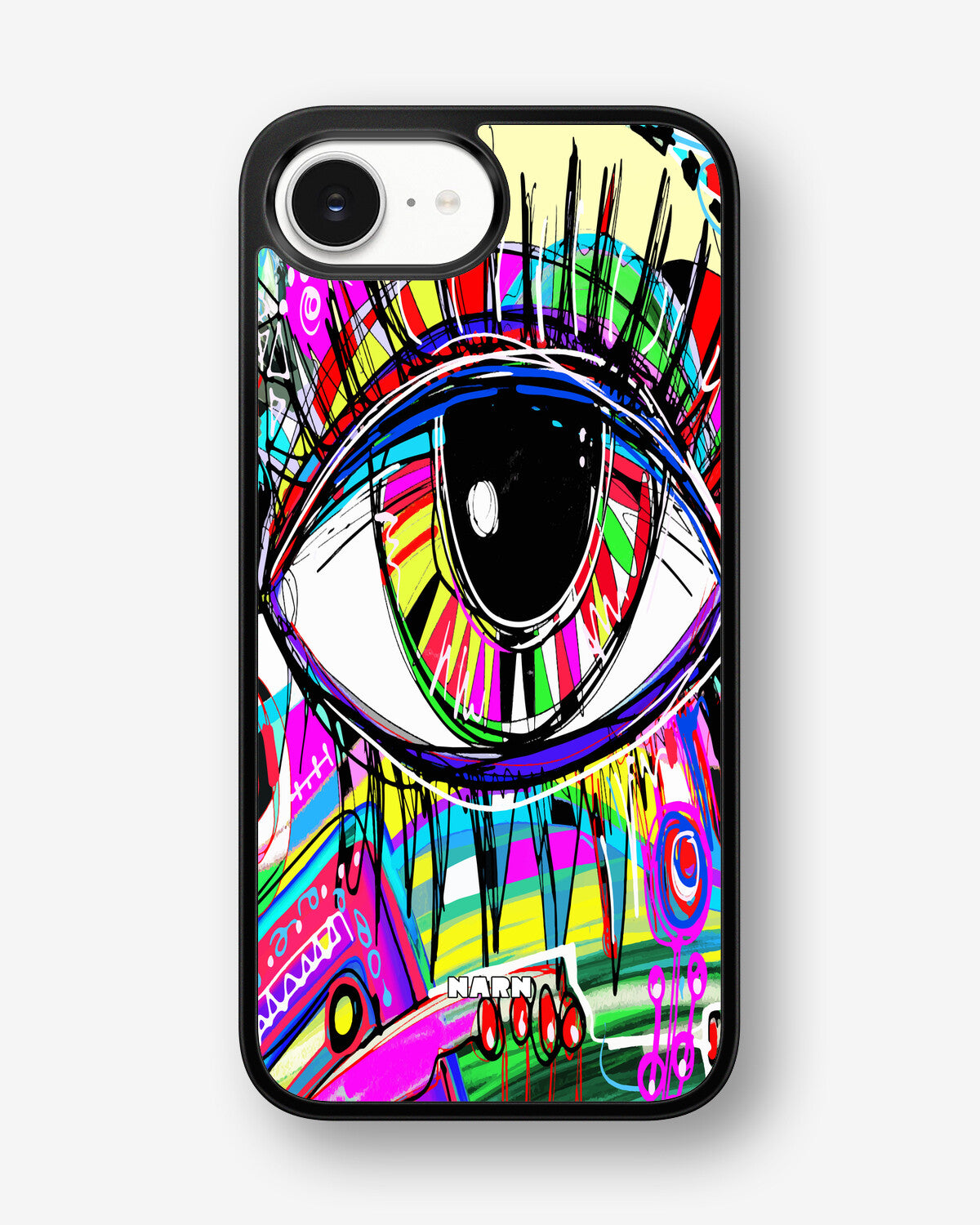 iPhone 16e Hard Case – Abstract Eye - View 1