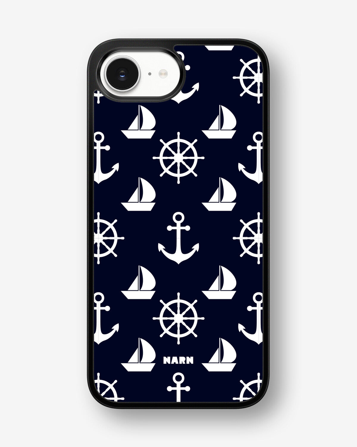 iPhone 16e Hard Case – Deep Blue Voyage - View 1