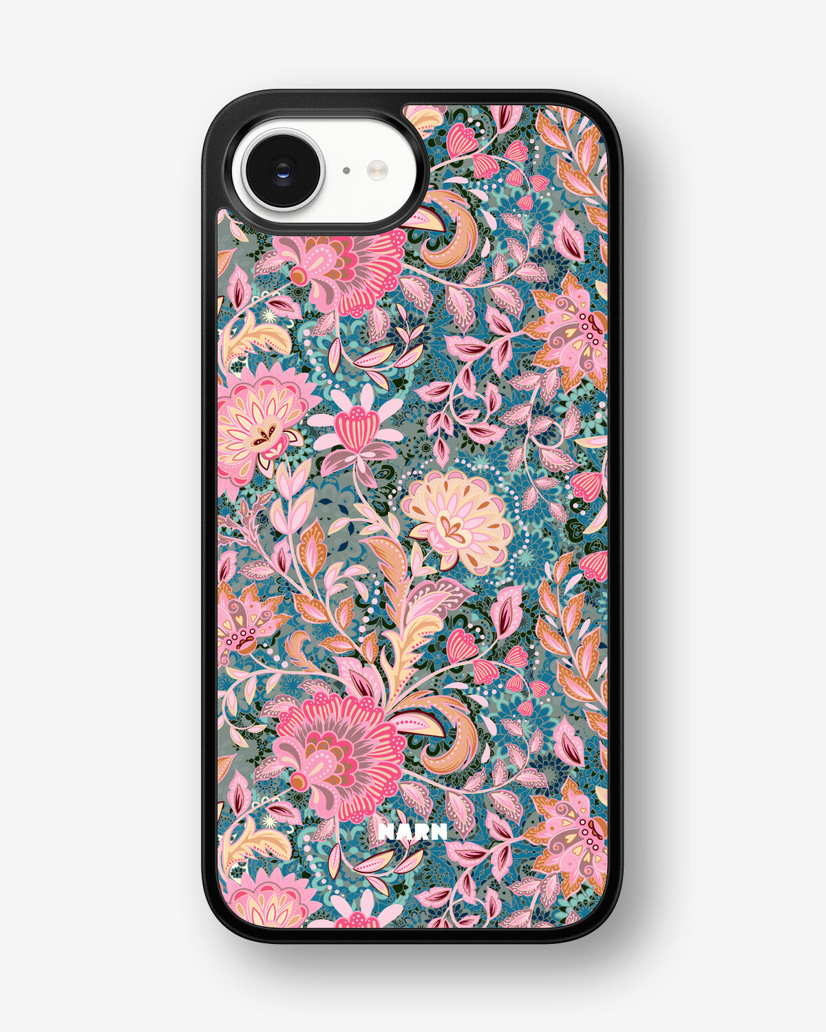 iPhone 16e Hard Case – Fantasy Flowers - View 1