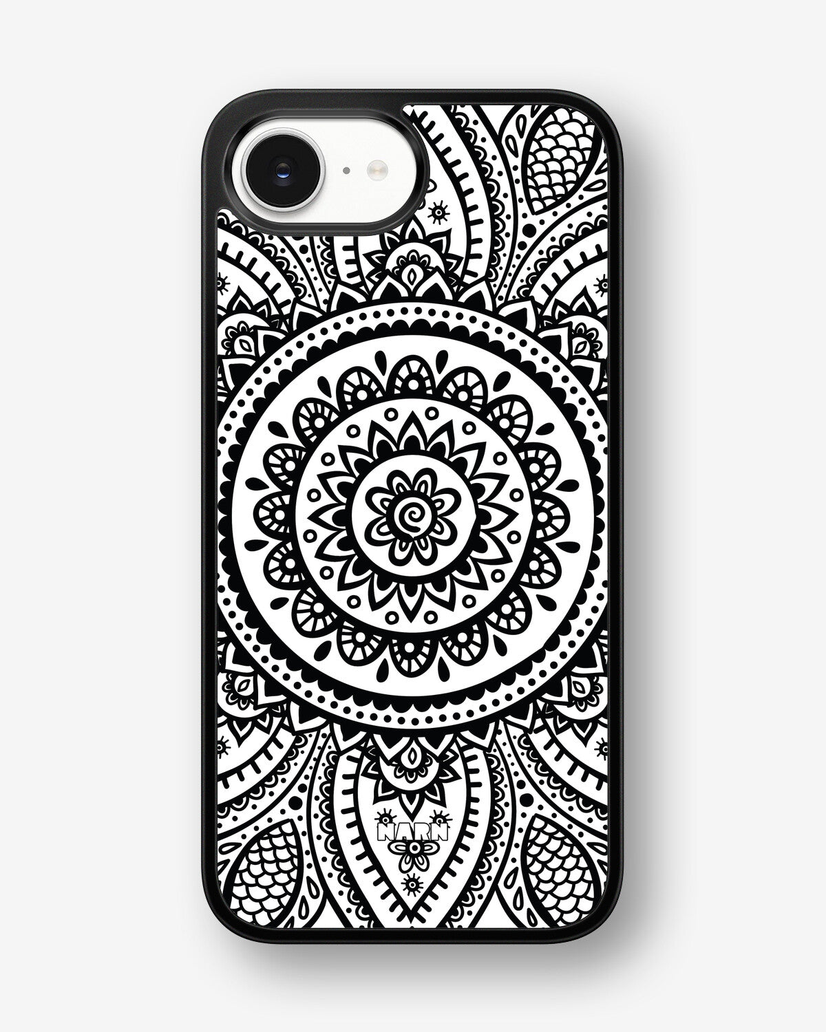iPhone 16e Hard Case – Henna Mandala - View 1