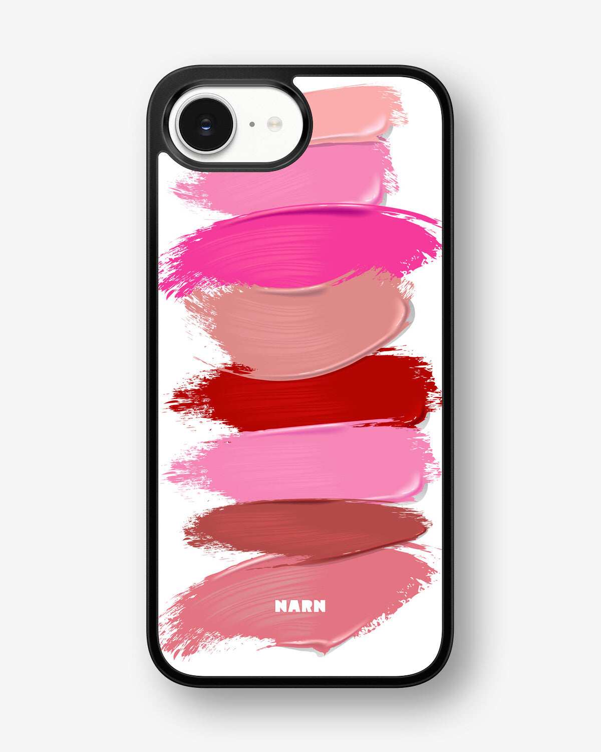 iPhone 16e Hard Case – Lipstick Smears - View 1