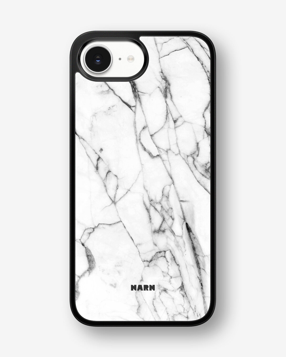 iPhone 16e Hard Case – Milky Marble - View 1