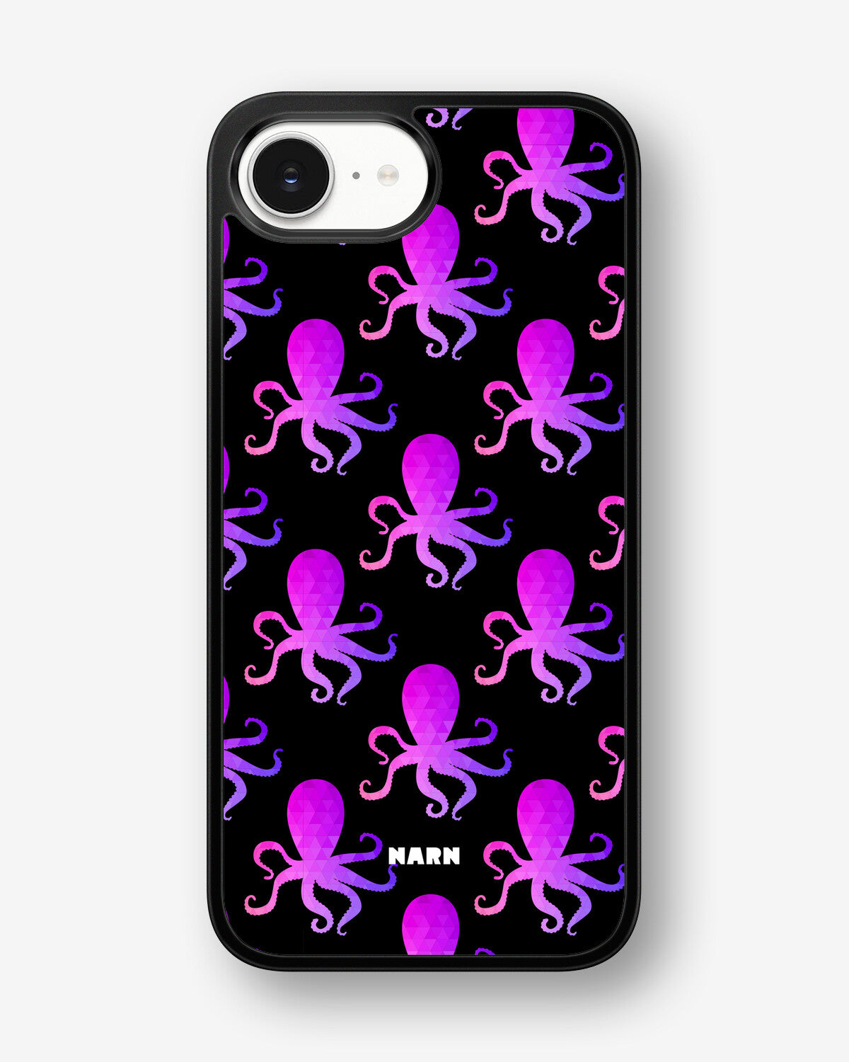 iPhone 16e Hard Case – Octopus Pattern - View 1