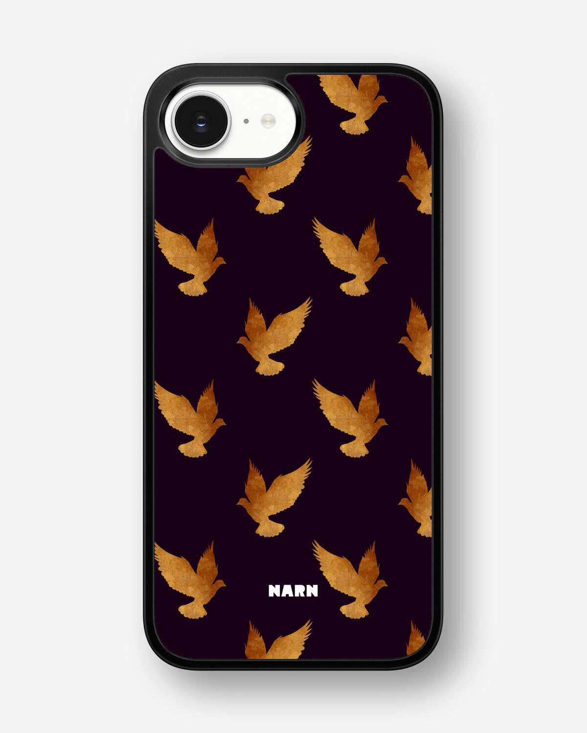 iPhone 16e Hard Case – Royal Doves - View 1