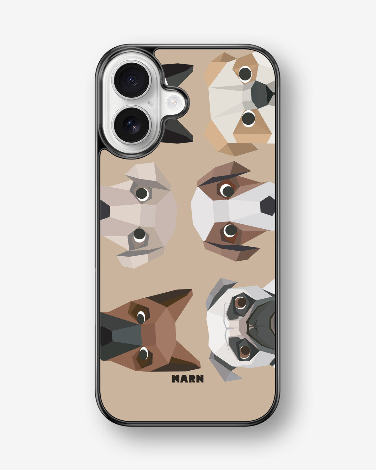 iPhone 17 Hard Case – Cute Dogs - View 1
