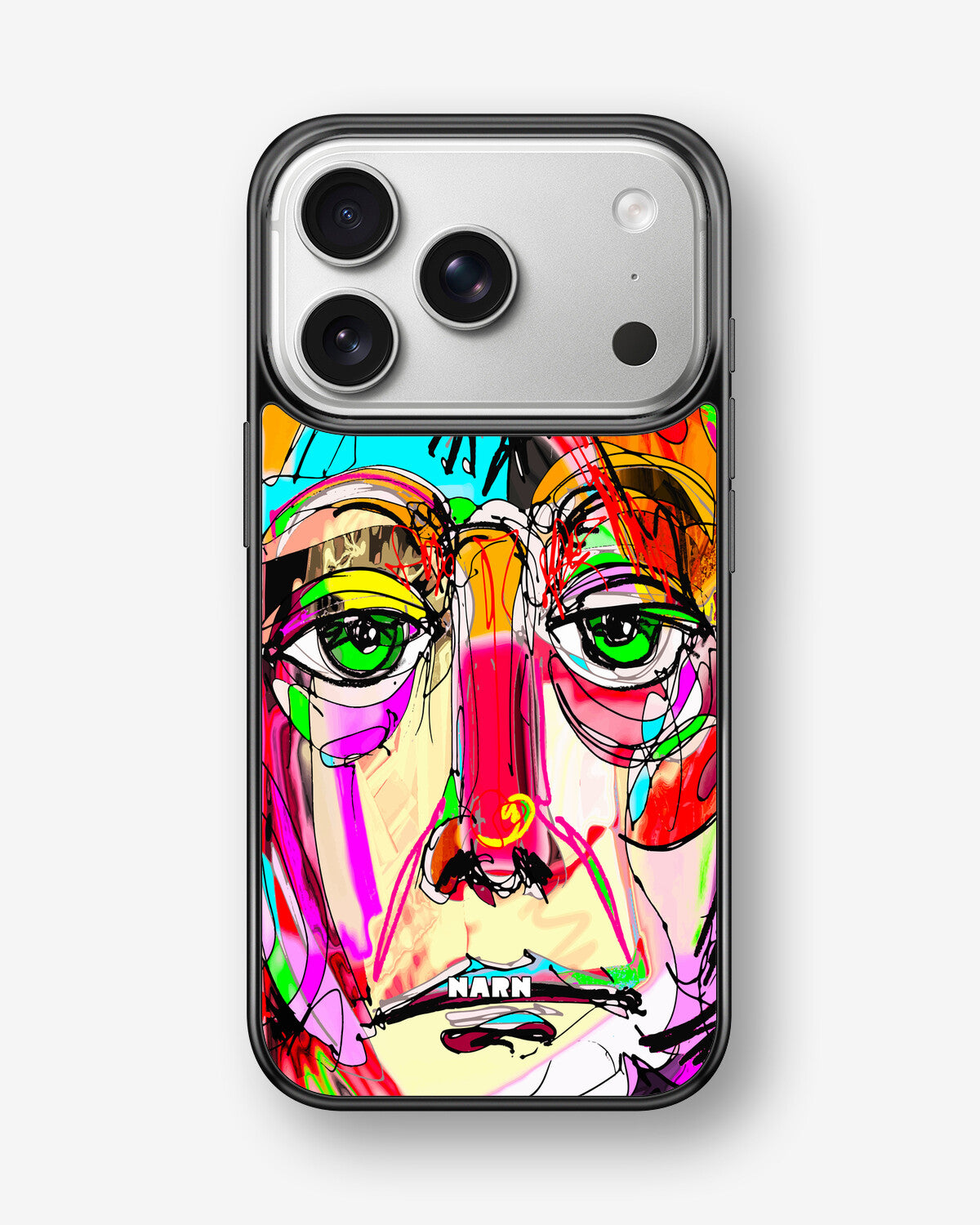 iPhone 17 Pro Hard Case – Abstract Portrait - View 1