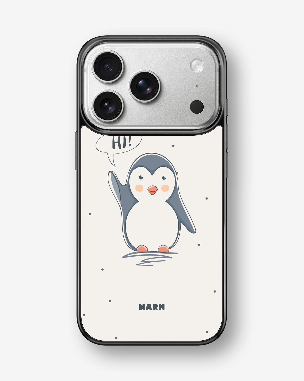 iPhone 17 Pro Hard Case – Cute Penguin - View 1