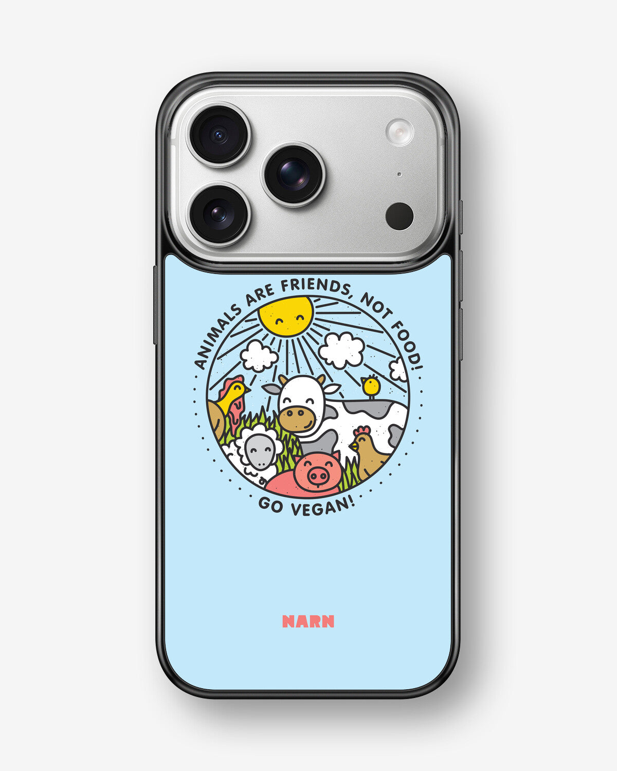 iPhone 17 Pro Hard Case – Friends, Not Food - View 1