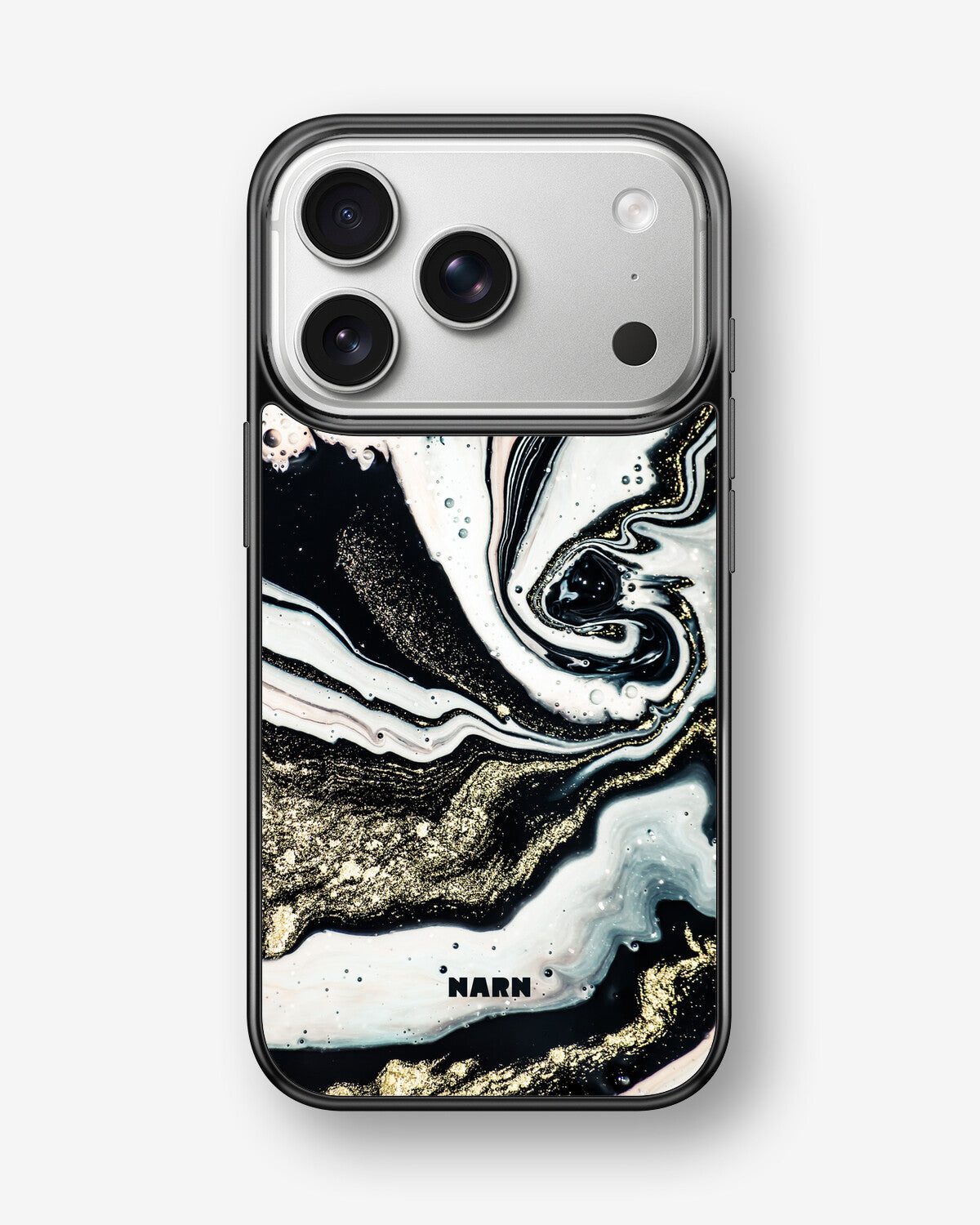 iPhone 17 Pro Hard Case – Golden Swirl - View 1