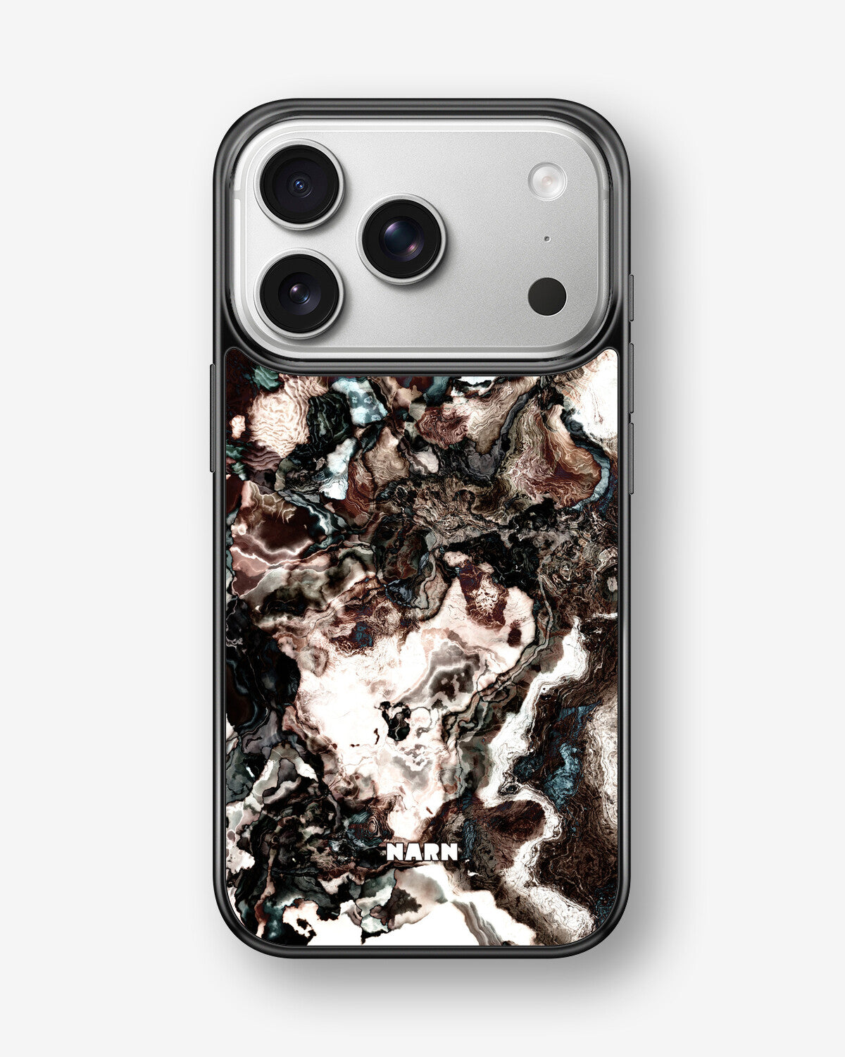 iPhone 17 Pro Hard Case – Marble Brown - View 1