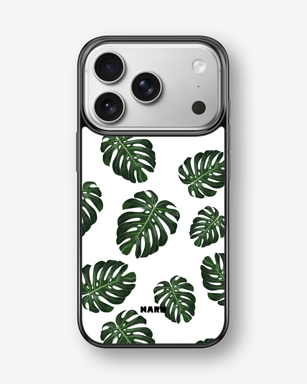 iPhone 17 Pro Hard Case – Monstera Pattern - View 1
