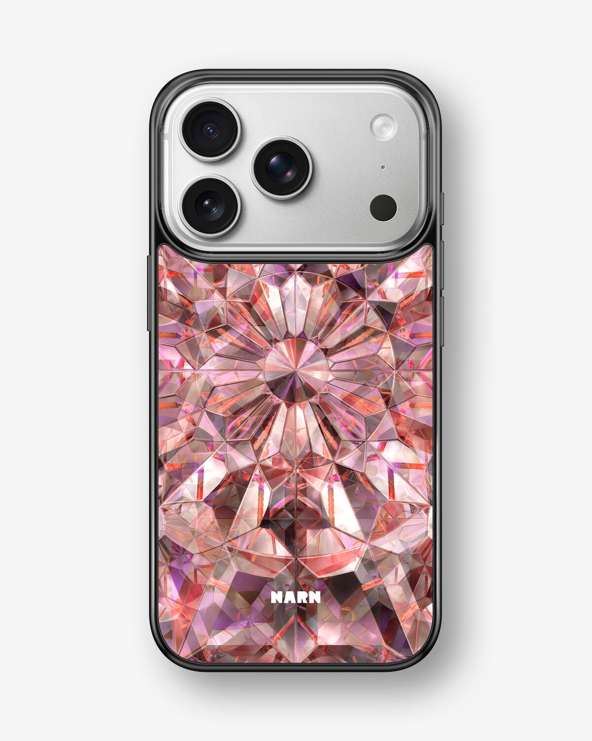 iPhone 17 Pro Hard Case – Pink Crystals - View 1