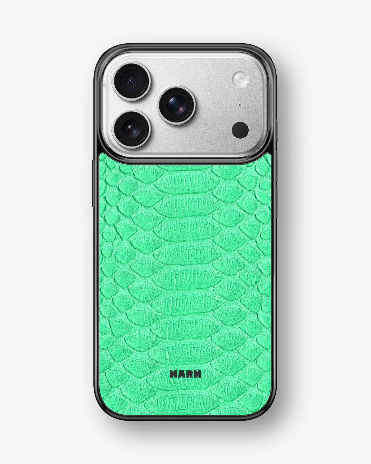 iPhone 17 Pro Hard Case – Turquoise Snake - View 1