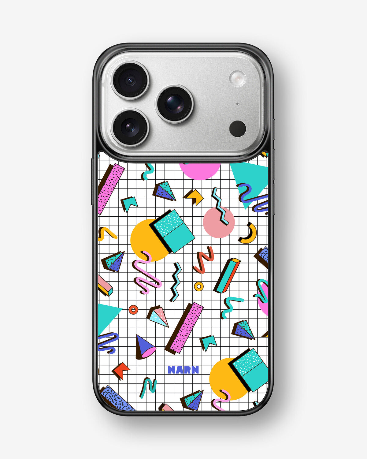 iPhone 17 Pro Max Hard Case – 80s Memphis - View 1