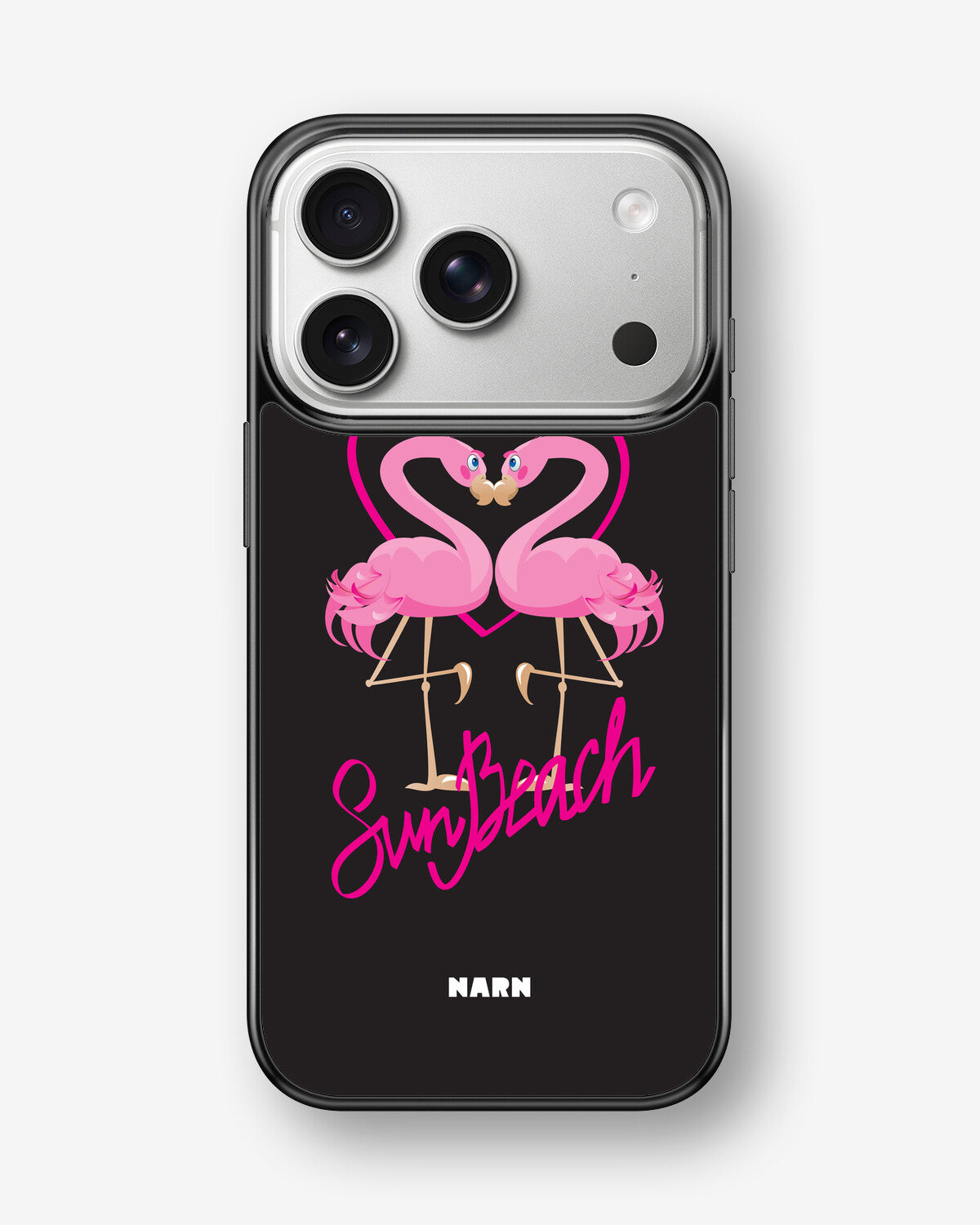 iPhone 17 Pro Max Hard Case – Beach Flamingo - View 1