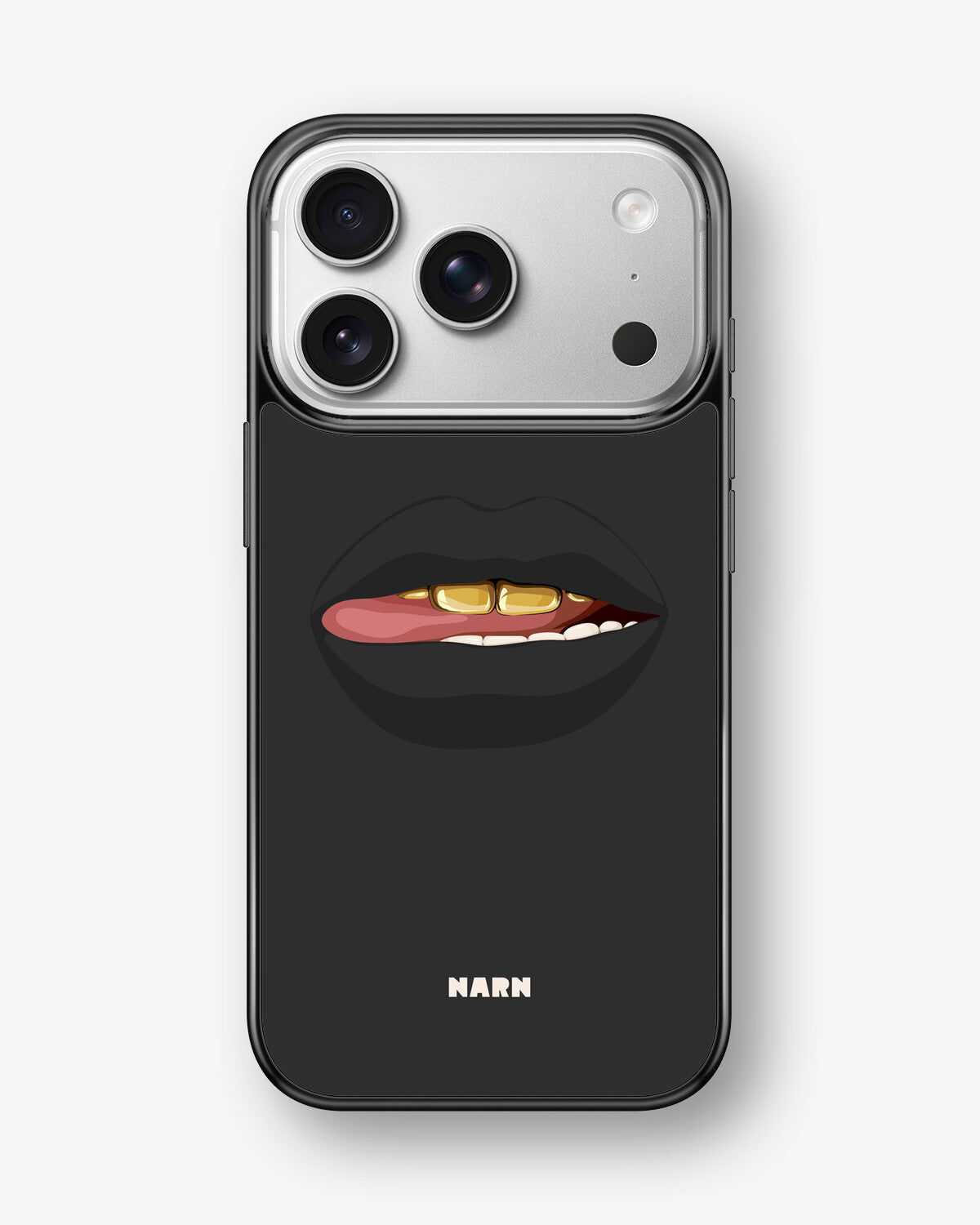 iPhone 17 Pro Max Hard Case – Golden Lips - View 1