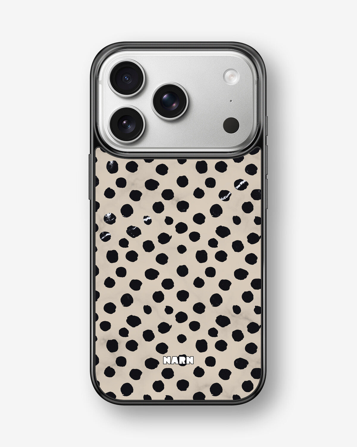 iPhone 17 Pro Max Hard Case – Marble Dots - View 1