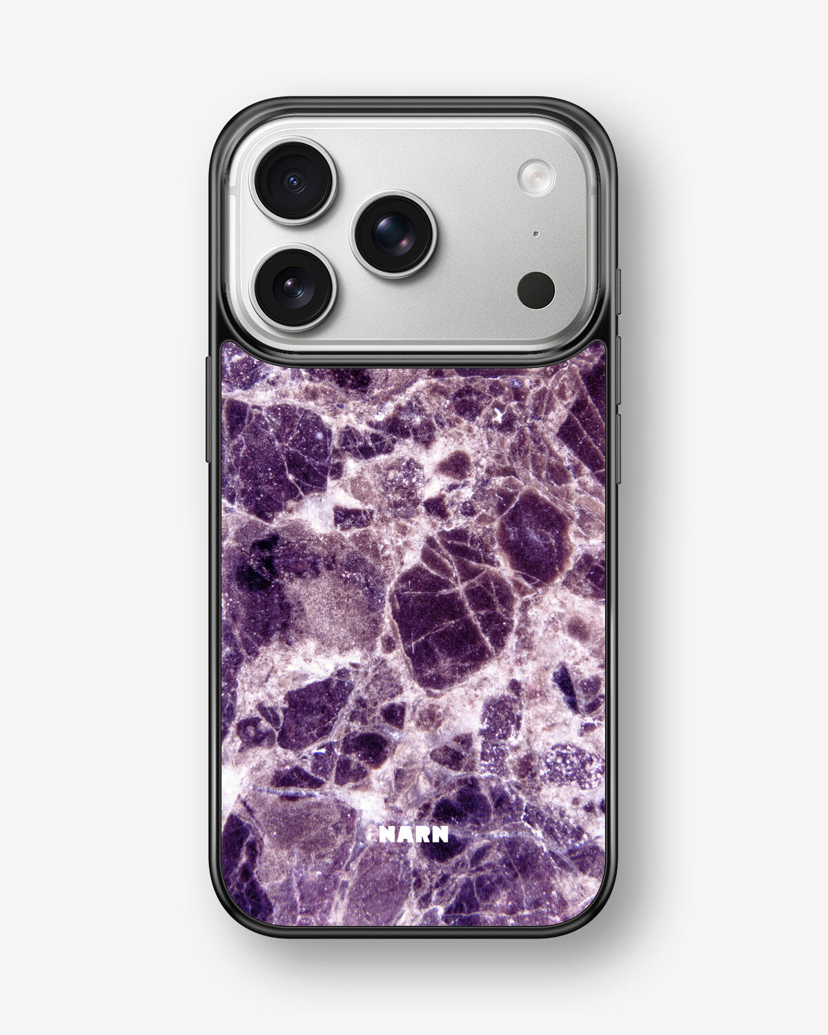 iPhone 17 Pro Max Hard Case – Purple Marble - View 1