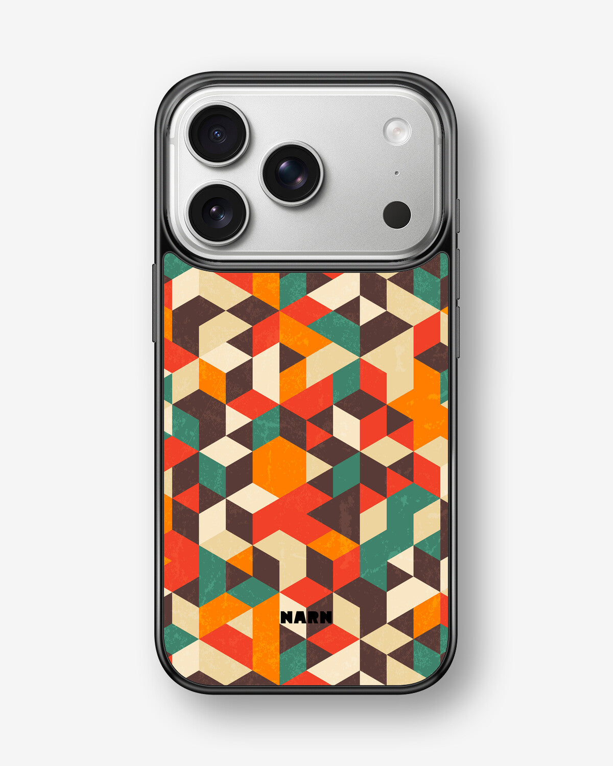 iPhone 17 Pro Max Hard Case – Retro Geometric - View 1