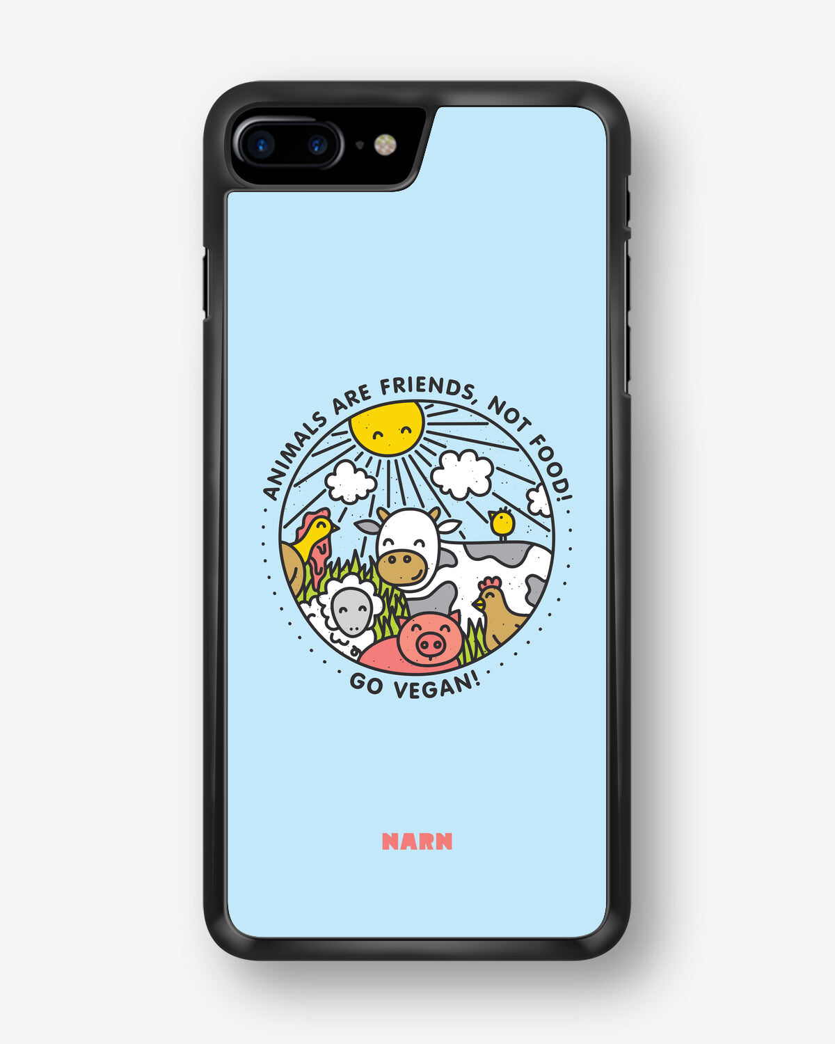 iPhone 6 / 6s Hard Case – Friends, Not Food - View 1