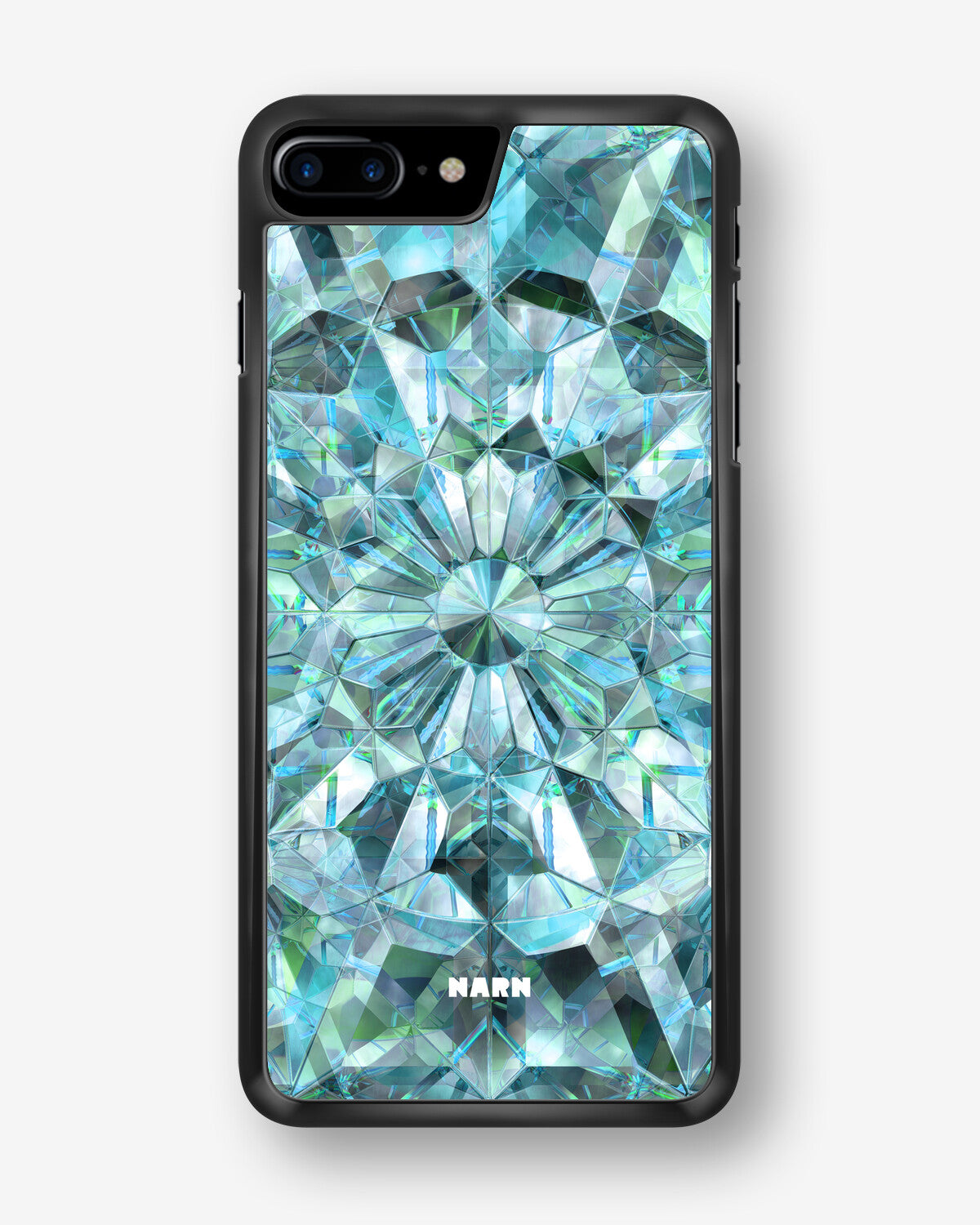 iPhone 6 / 6s Hard Case – Green Crystals - View 1