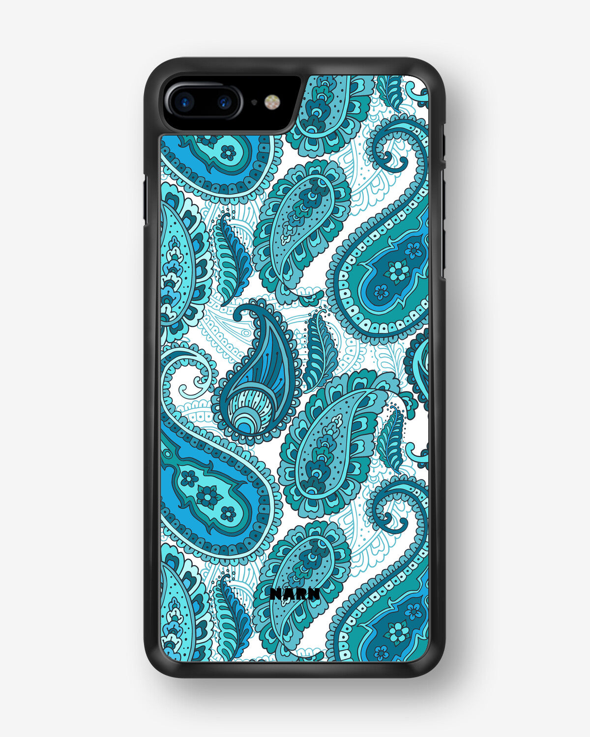 iPhone 6 / 6s Hard Case – Turquoise Paisley - View 1