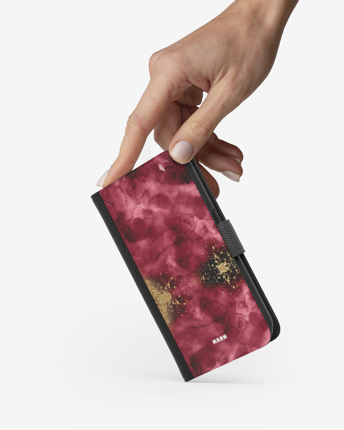 iPhone 6 / 6s Wallet Case - Burgendy Shimmer - View 2
