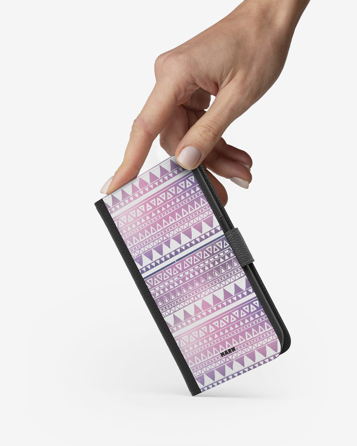 iPhone 6 / 6s Wallet Case - Purple Aztec - View 2