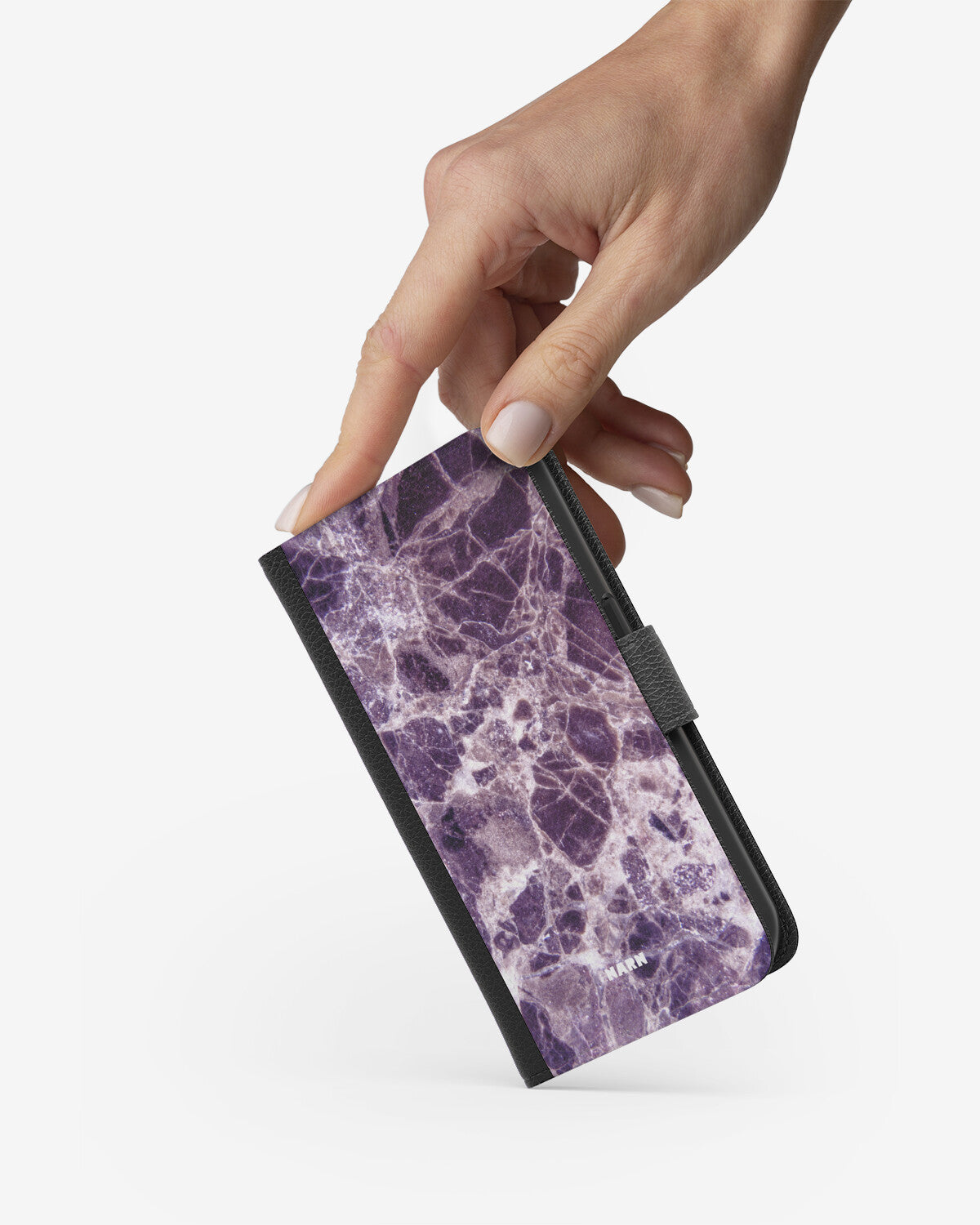 iPhone 6 / 6s Wallet Case - Purple Marble - View 2