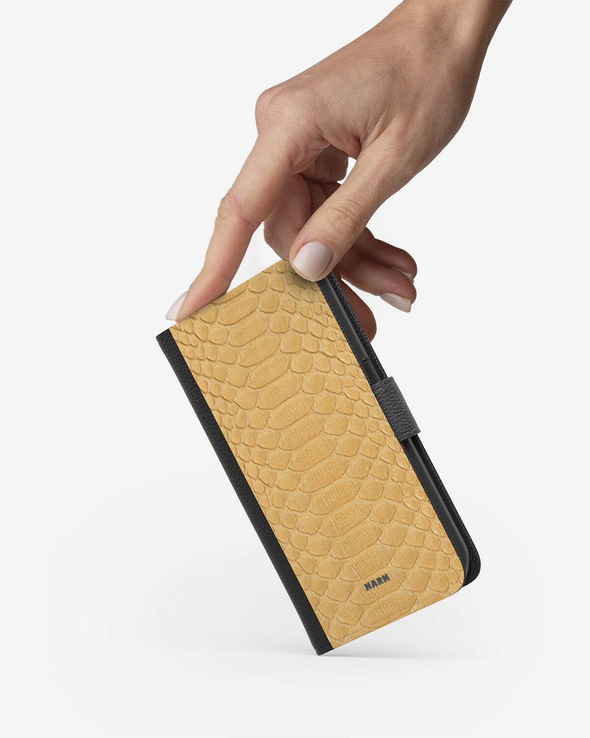 iPhone 6 / 6s Wallet Case - Yellow Snake - View 2