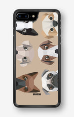 iPhone 7 Plus / 8 Plus Hard Case – Cute Dogs - View 1