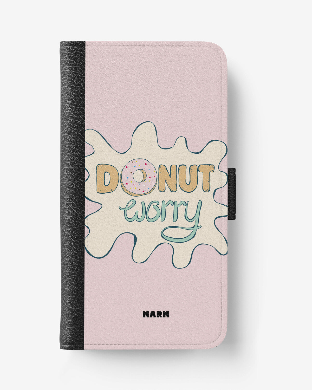 iPhone 7 Plus / 8 Plus Wallet Case - Donut Worry - View 1