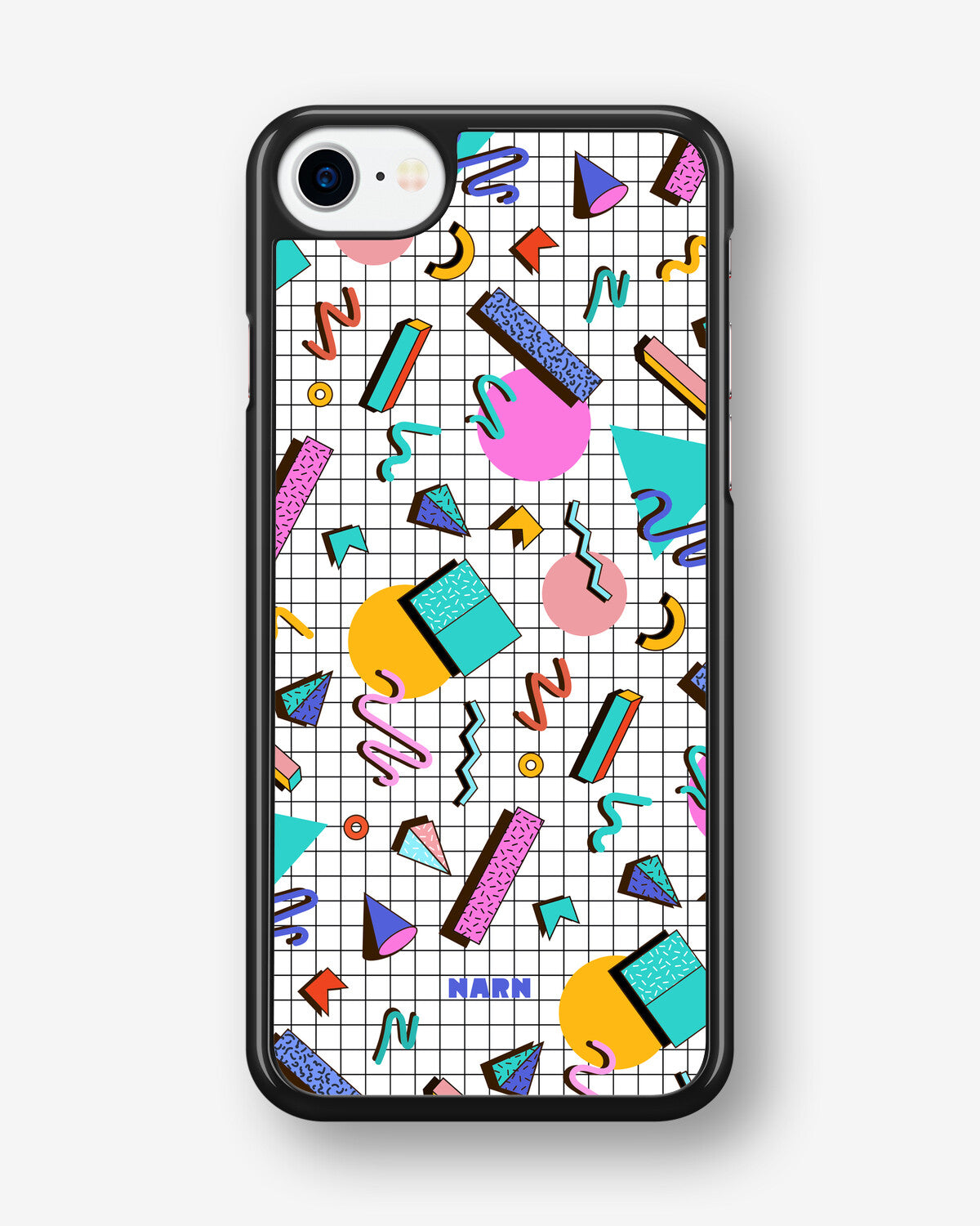 iPhone SE (2020/2022) Hard Case – 80s Memphis - View 1