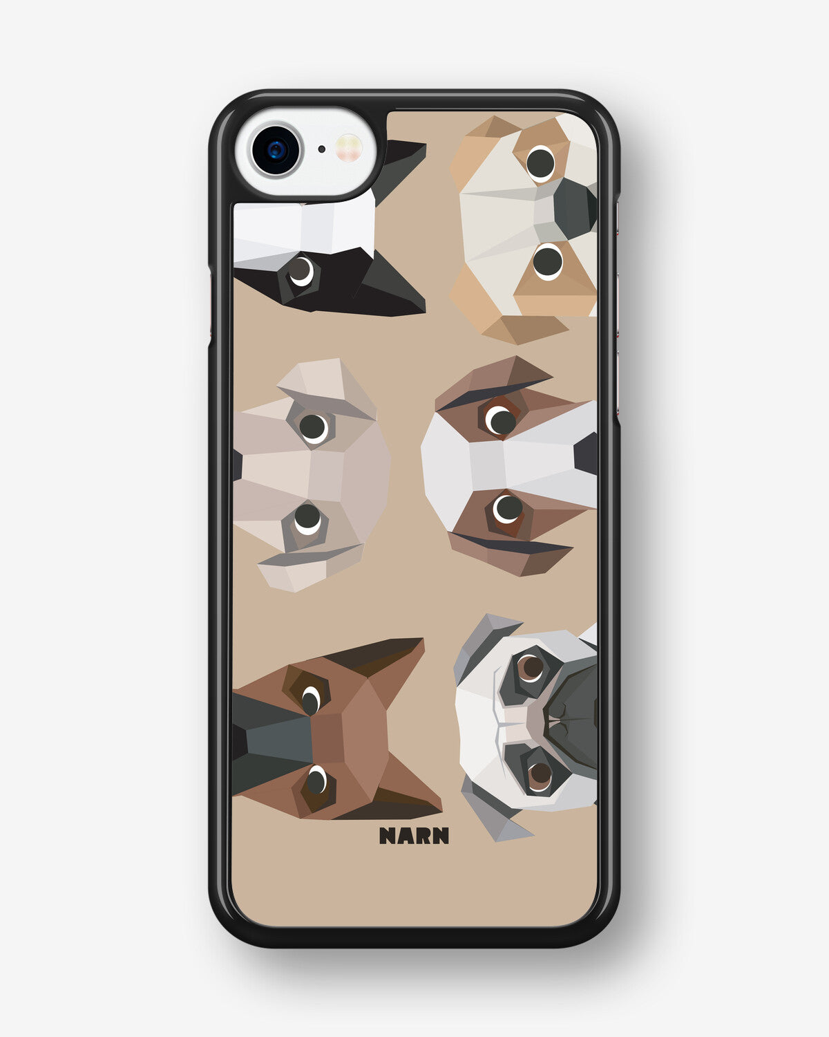 iPhone SE (2020/2022) Hard Case – Cute Dogs - View 1