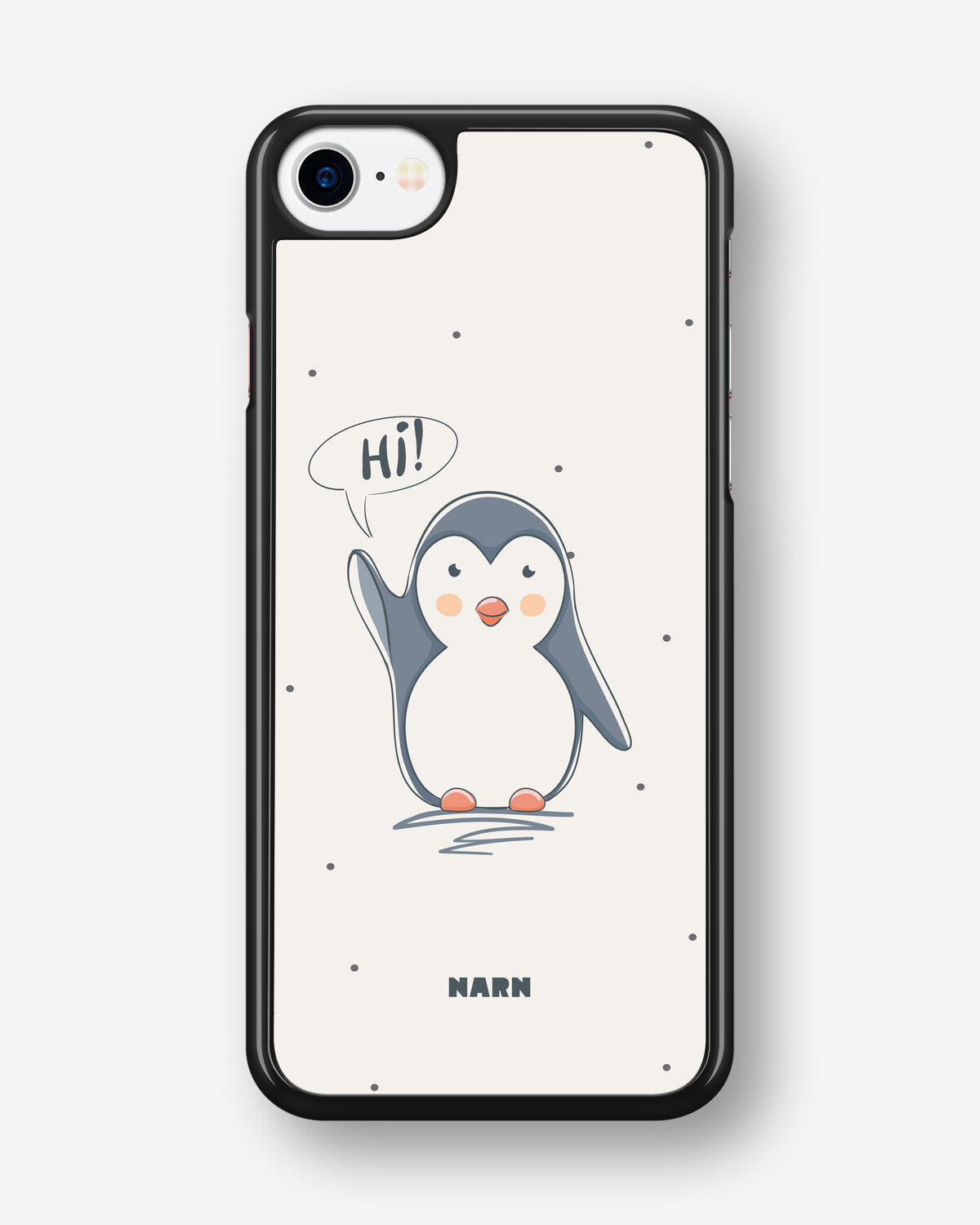 iPhone SE (2020/2022) Hard Case – Cute Penguin - View 1