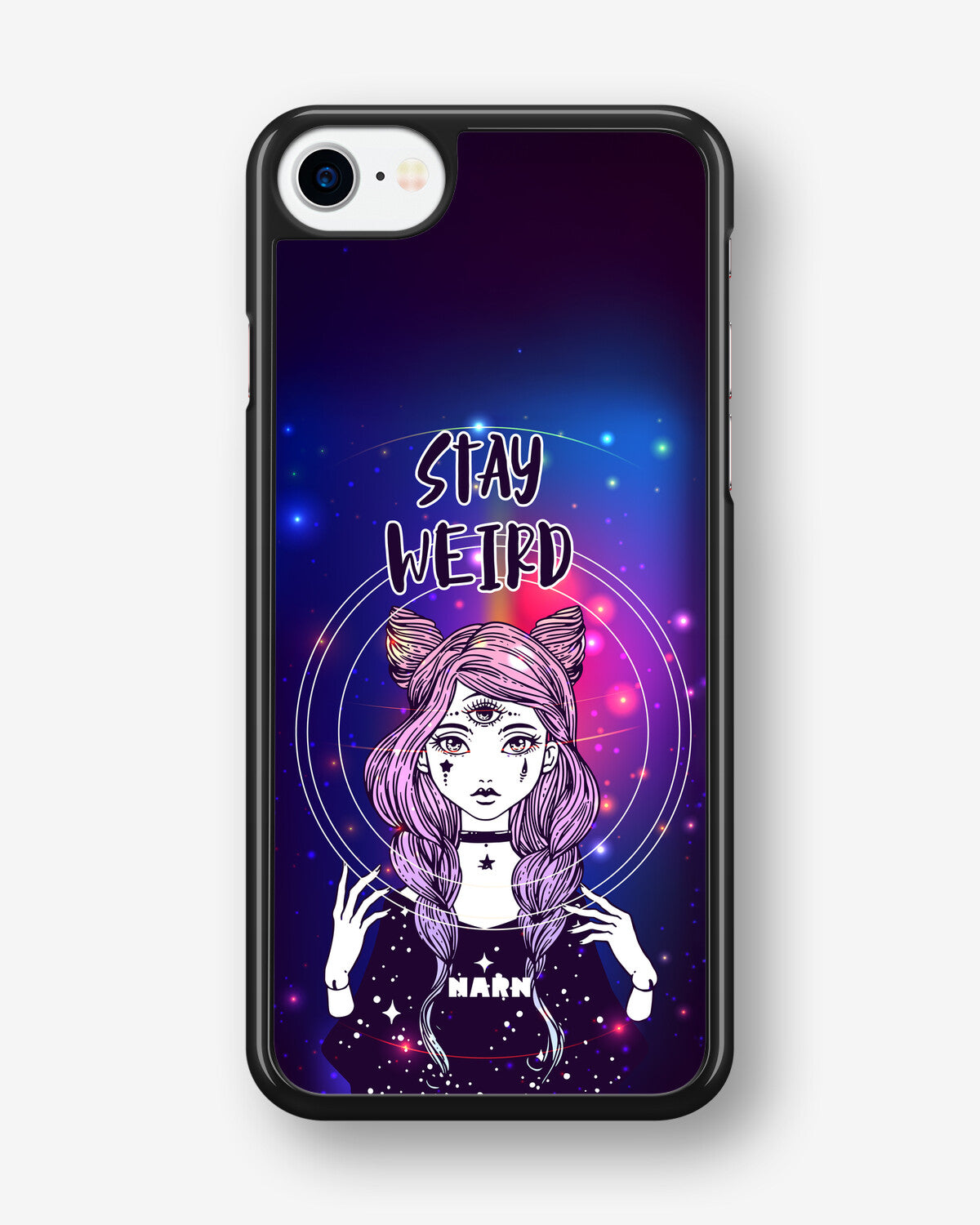 iPhone SE (2020/2022) Hard Case – Galactic Weird - View 1