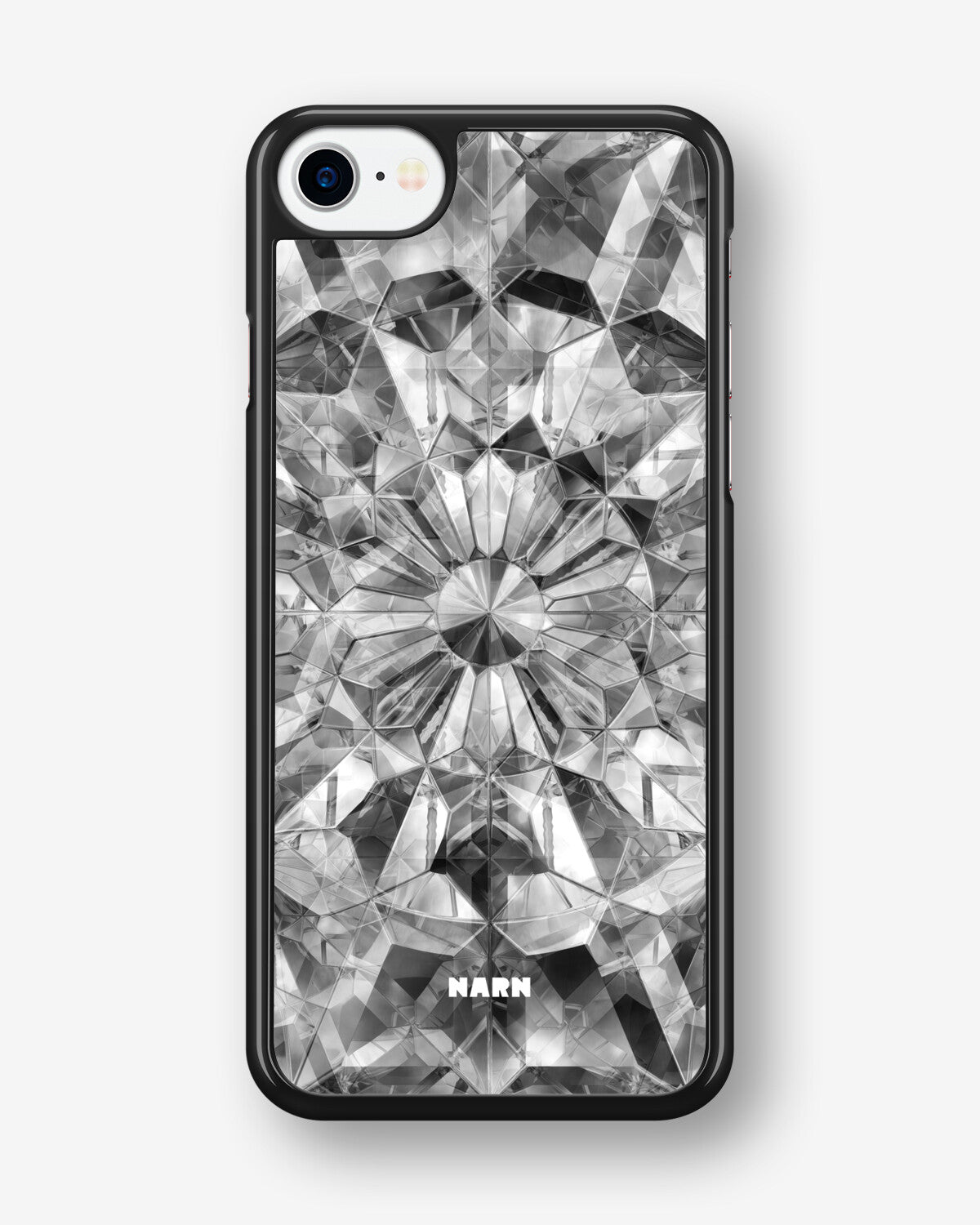 iPhone SE (2020/2022) Hard Case – Grey Crystals - View 1