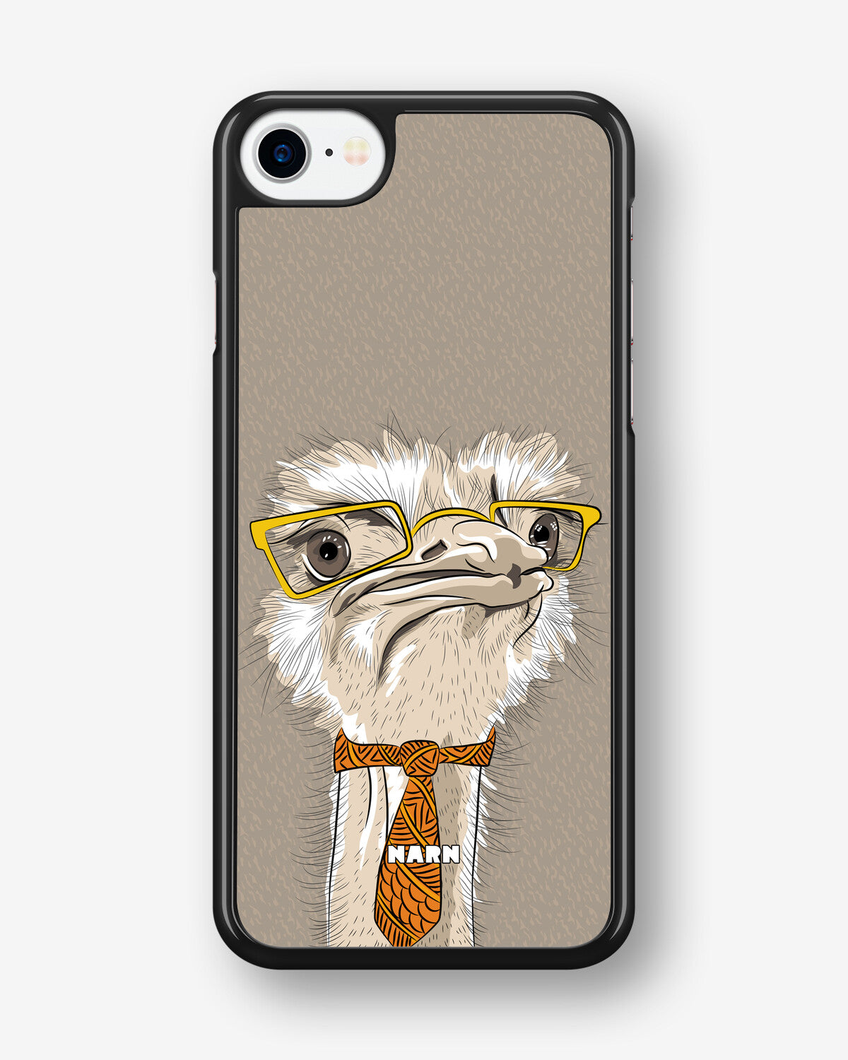 iPhone SE (2020/2022) Hard Case – Hipster Ostrich - View 1