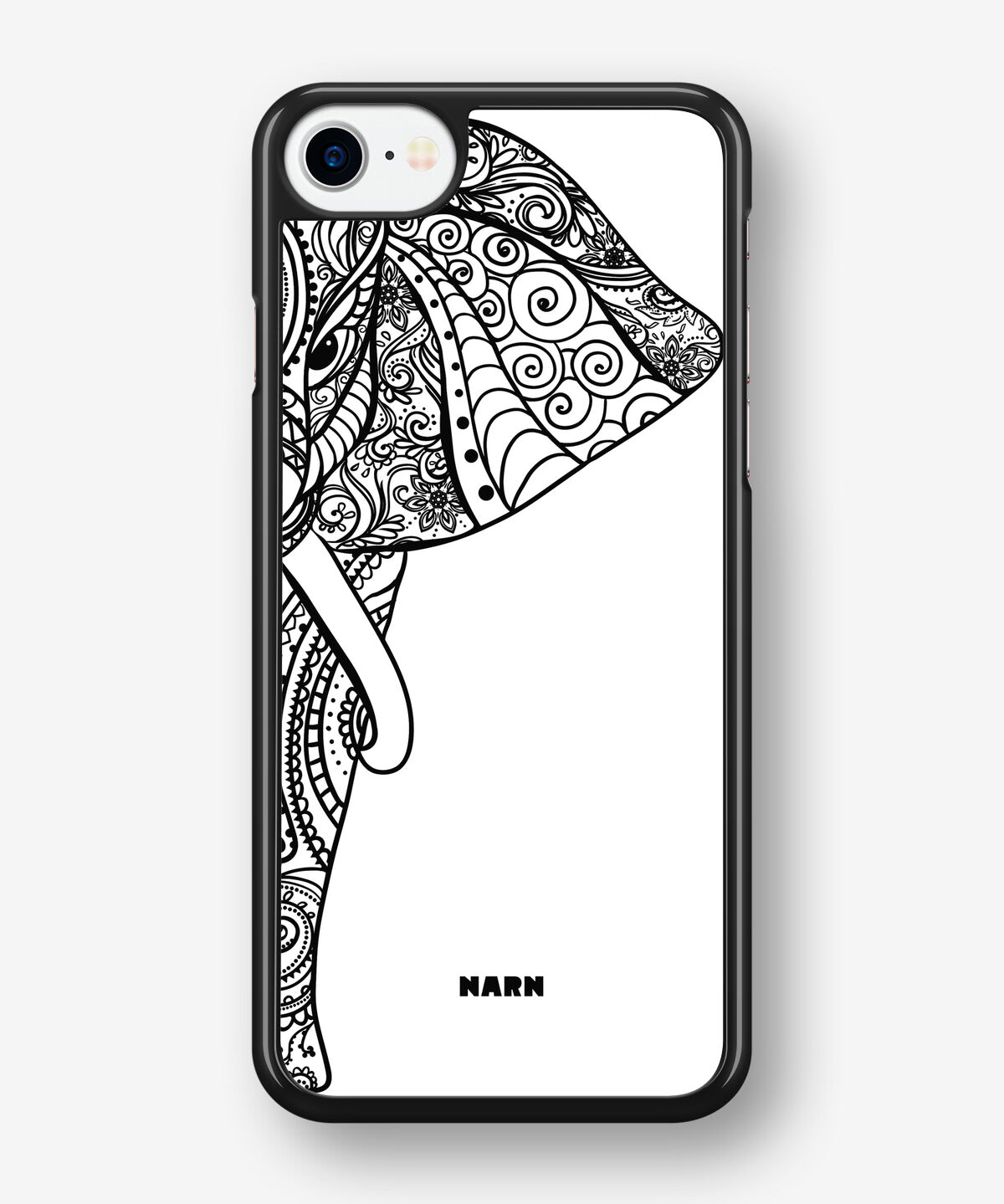 iPhone SE (2020/2022) Hard Case – Mandala Elephant - View 1