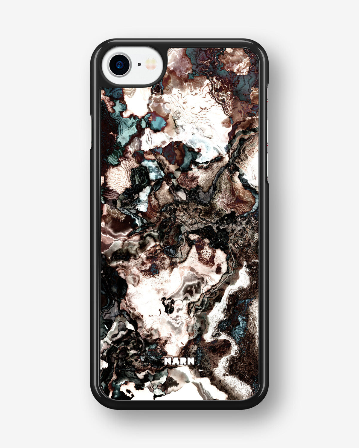 iPhone SE (2020/2022) Hard Case – Marble Brown - View 1