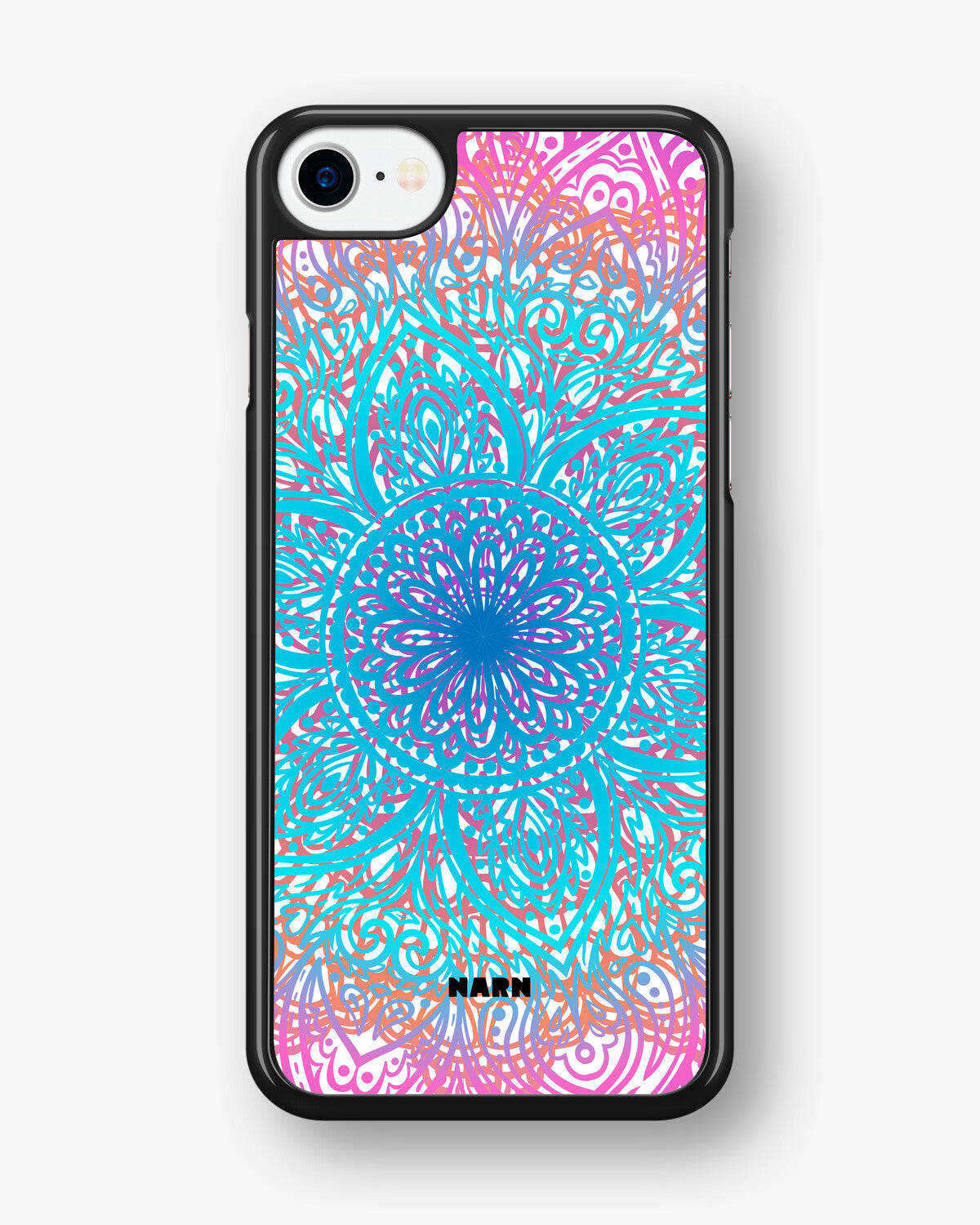 iPhone SE (2020/2022) Hard Case – Pastel Mandala - View 1