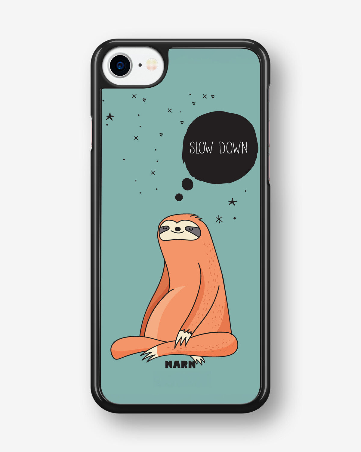 iPhone SE (2020/2022) Hard Case – Slow Down Sloth - View 1