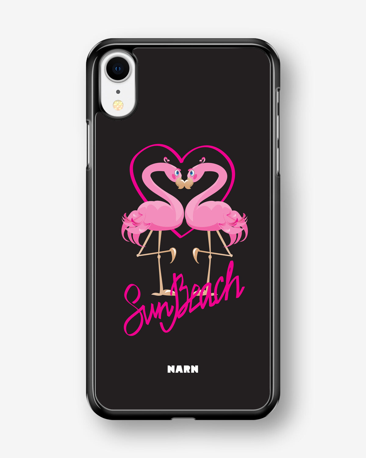 iPhone XR Hard Case – Beach Flamingo - View 1
