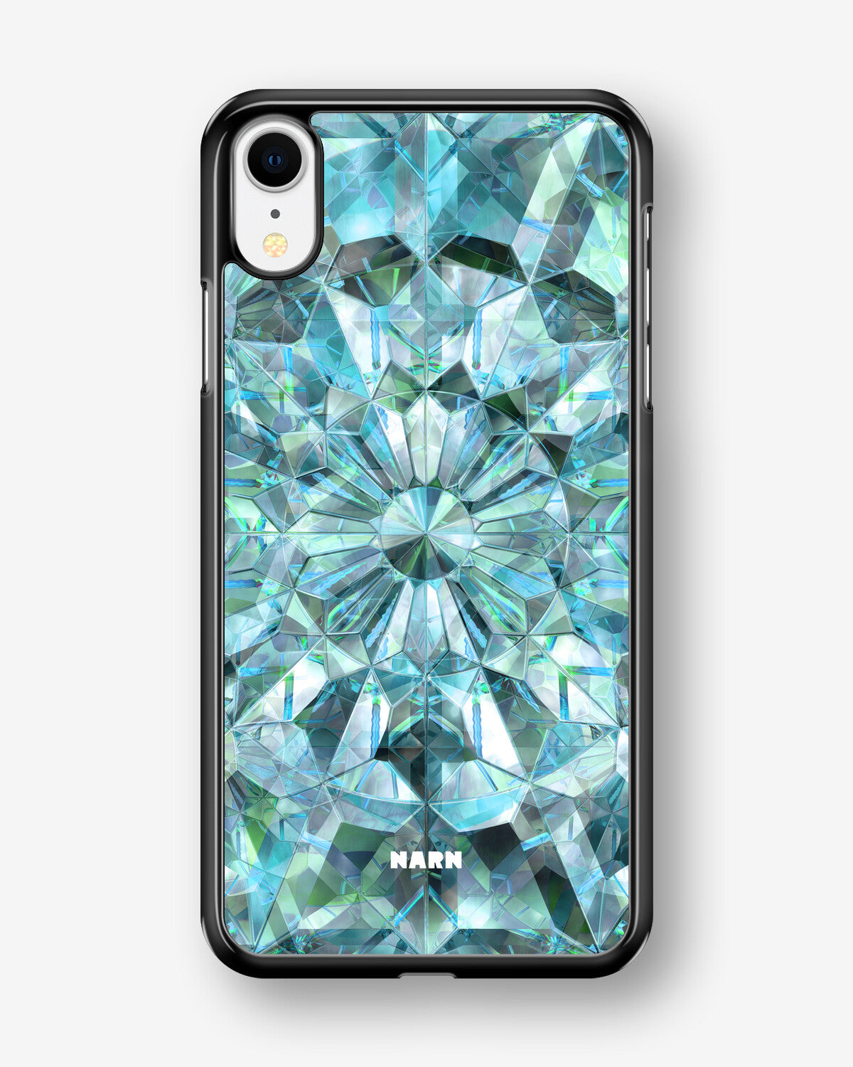 iPhone XR Hard Case – Green Crystals - View 1