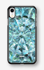 iPhone XR Hard Case – Green Crystals - View 1