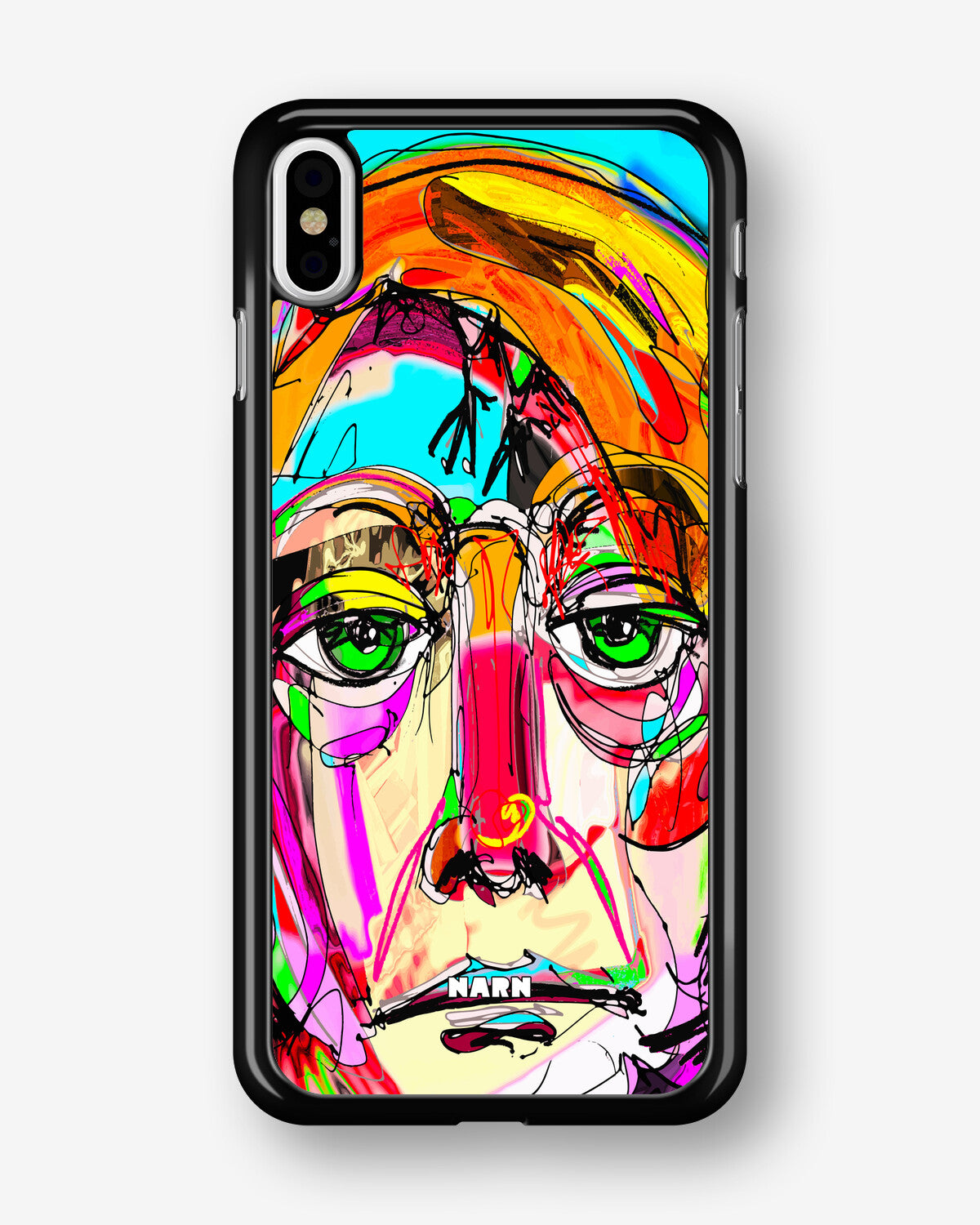 iPhone Xs Max Hard Case – Abstract Portrait - View 1