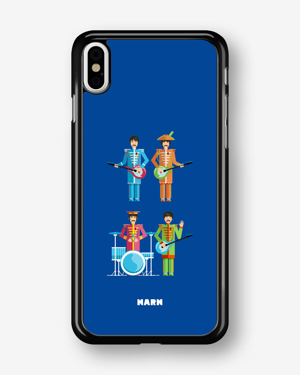 iPhone Xs Max Hard Case – Beatles Blue - View 1