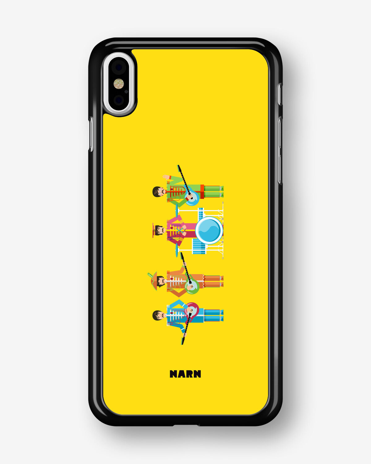 iPhone Xs Max Hard Case – Beatles Yellow - View 1