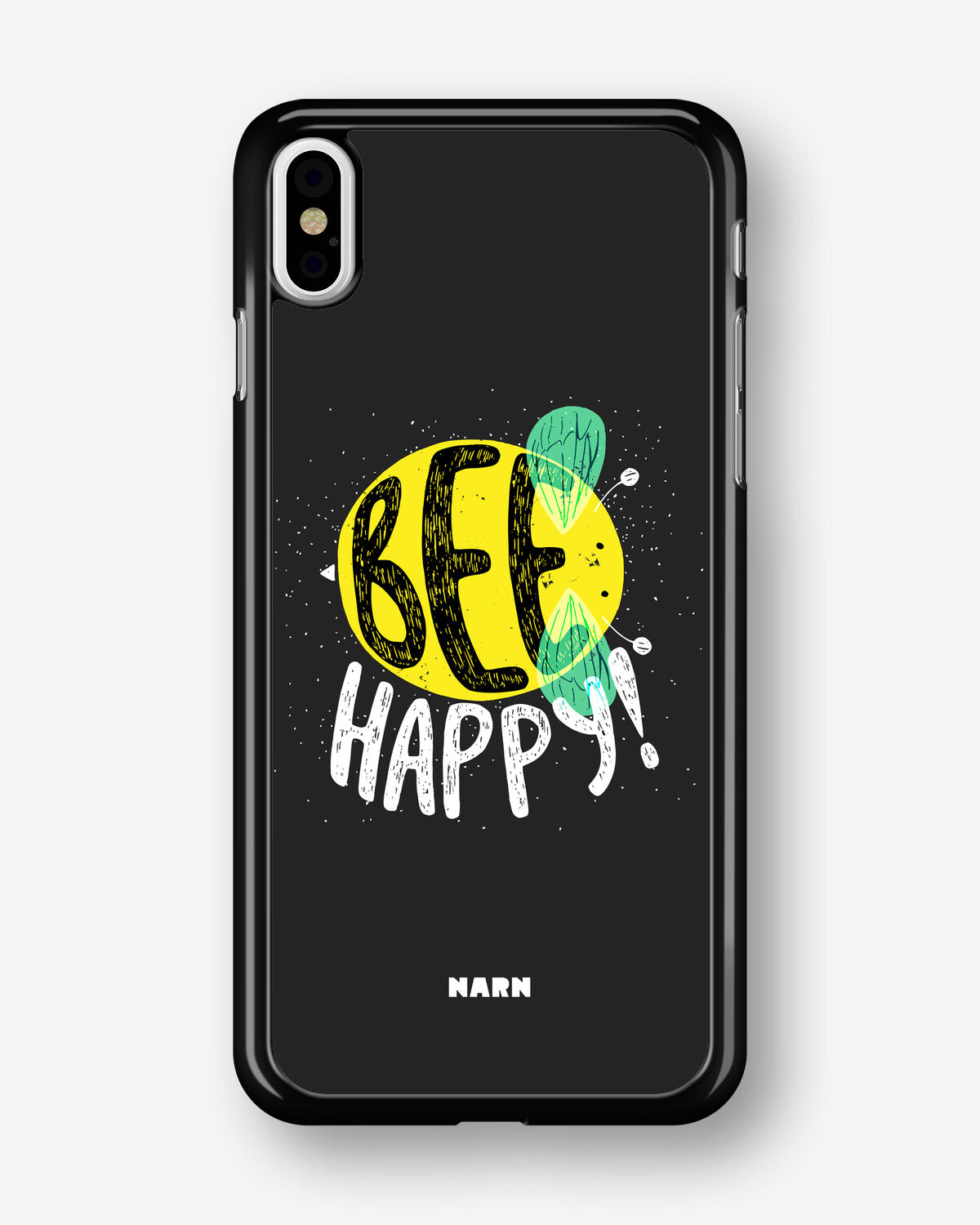 iPhone Xs Max Hard Case – BEE Happy - View 1